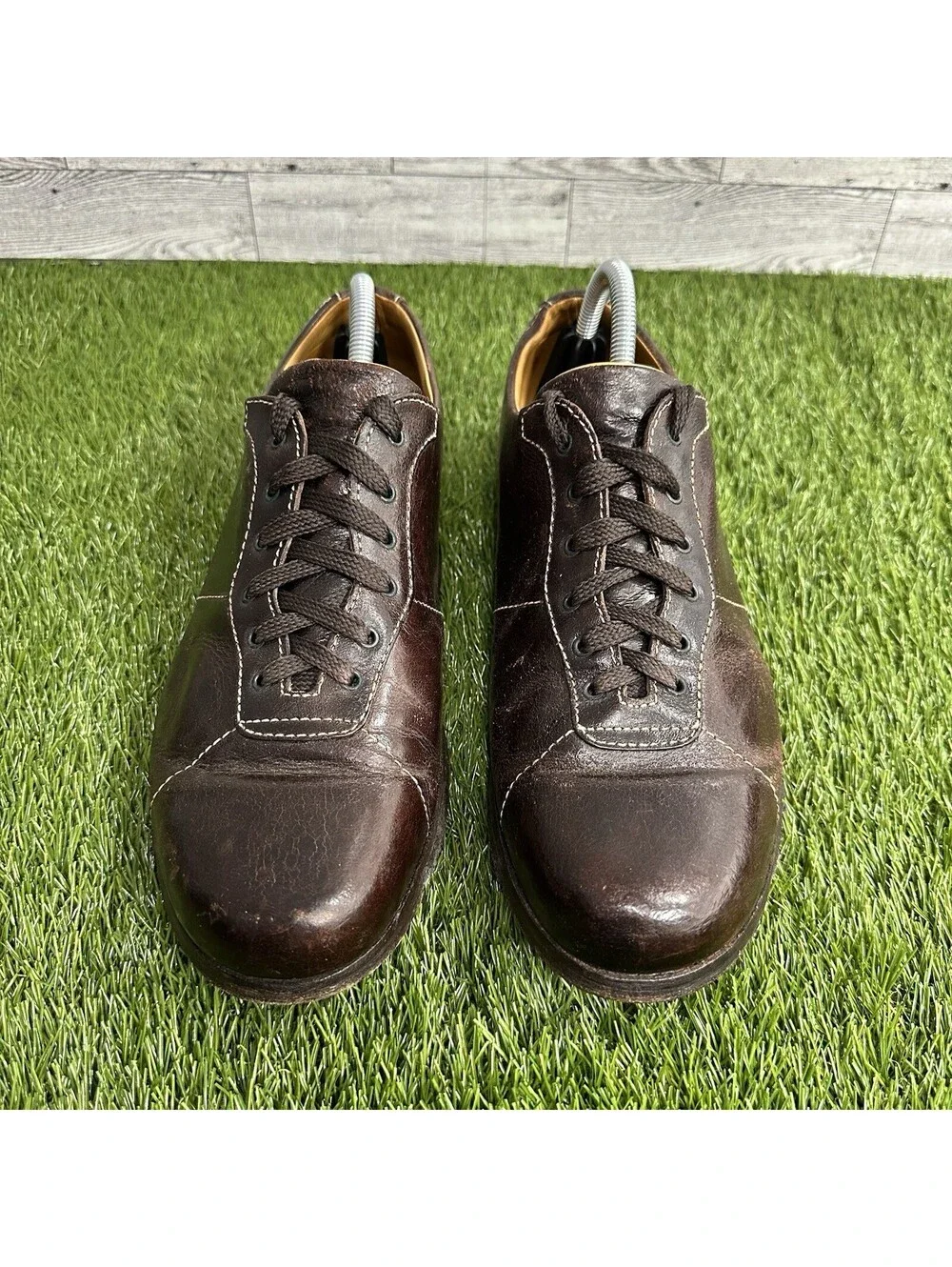 Authentic Vintage Ermenegildo Zegna Brown Shoe Sneakers Size 8.5 EE
